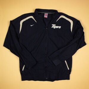 Vintage Nike Team Fit Storm Black Tigers Windbreaker Jacket Men's Size L